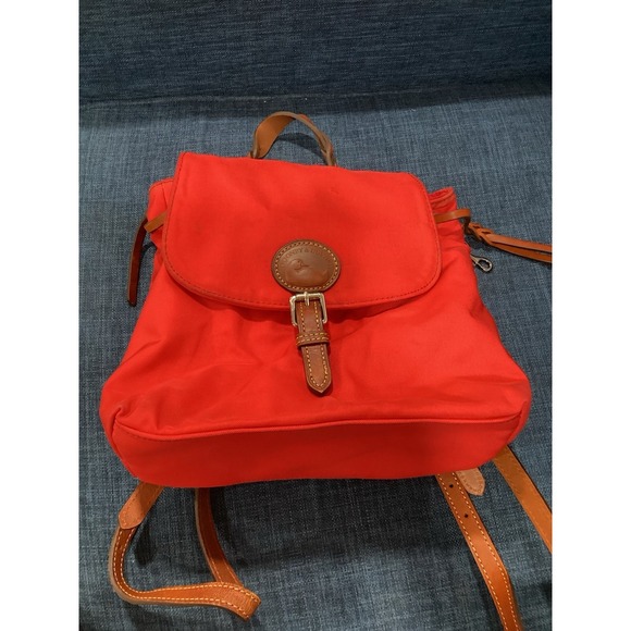 Dooney & Bourke Red Nylon Flap Backpack main image 5